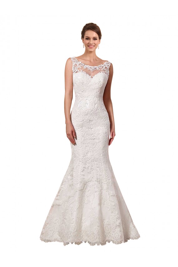 Bateau Illusion Sweetheart Lace Wedding Dress Geelong