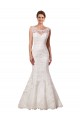 Bateau Illusion Sweetheart Lace Wedding Dress Geelong