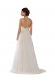 Illusion Halter Lace Boho Wedding Dress with Plunging Sweetheart Bodice Geelong