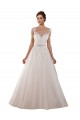Illusion Sweetheart Neck Ball Gown Tulle Wedding Dress with Lace Bodice Geelong