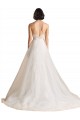 Strapless Sweetheart Lace Bodice A-Line Organza Wedding Dress Geelong