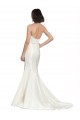 Trumpet Satin Wedding Dress with Sweetheart Lace Bodice Geelong