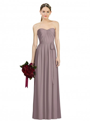 Shop Sweetheart Neckline Long Full Length Chiffon Bridesmaid Dress Geelong