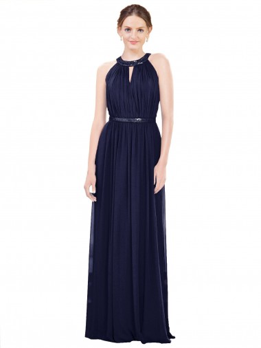 Shop Vintage Full-Length Sleeveless Chiffon Bridesmaid Dress  Geelong