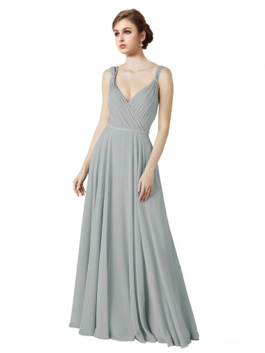 Shop Figure Flattering Chiffon Bridesmaid Dress with Beaded Detail Geelong