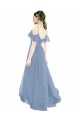Pleated One Shoulder A-Line Chiffon Bridesmaid Dress Geelong