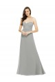 Shop Chiffon Bridesmaid Dress with Sweetheart Neckline and Adjustable Straps Geelong