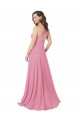 Chiffon Bridesmaid Dress / Prom Dress with Keyhole Front Geelong