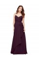 Wrapped Sweetheart Neckline Long Chiffon Bridesmaid Dress  Geelong