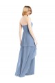 Strapless Chiffon Bridesmaid Dress with Skirt Overlay Geelong