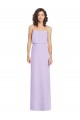 Shop Full Length Lux Chiffon Blouson Bodice Bridesmaid Dress Geelong