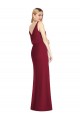 Shop Blouson Bodice Chiffon Bridesmaid Dress with Front Slit Geelong