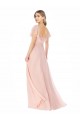 Shop Flutter Cap Sleeves Square Neck Ruffle Chiffon Bridesmaid Dress Geelong