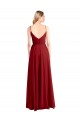 A-Line Spaghetti Straps V-Neckline Chiffon Bridesmaid Dress Open Back Geelong