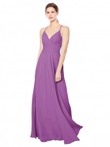 Shop Braided Straps Cross Back Sweetheart Chiffon Bridesmaid Dress Geelong