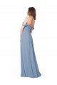 Empire Waist Off the Shoulder Chiffon Bridesmaid Dress with Sweetheart Bodice Geelong