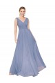 Floor Length High Neck V-Back Chiffon Bridesmaid Dress / Formal Prom Dress Geelong