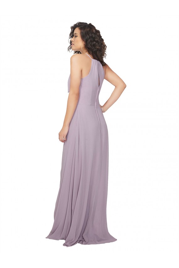 Halter Neck Bridesmaid Dress with Bow Geelong