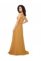Boho Chiffon Bridesmaid Dress with Tied Straps Geelong