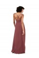 Shop Simple V-Neckline Chiffon Formal Bridesmaid Dress with Pleated Skirt Geelong