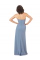 Shop Simple Strapless Chiffon Bridesmaid Dress with Rounded Neckline Geelong