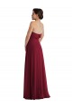Cuffed Strapless Maxi Formal Bridesmaid Dress with Front Slit Geelong