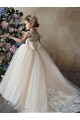 Champagne Ball Gown Sweetheart Chapel Train Sleeveless Flower Girl Dress Geelong
