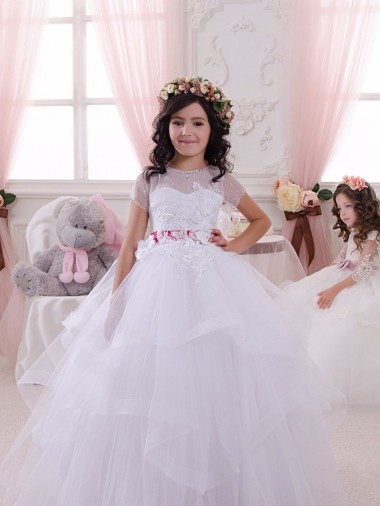 Shop Ivory Ball Gown Sweetheart Floor Length Flower Girl Dress Geelong