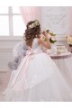 Ivory Ball Gown Sweetheart V-Back Sleeveless Flower Girl Dress Geelong