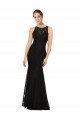 Shop Fitted Lace Bridesmaids Dress with Jewel Neckline and Open Back Geelong