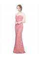 Shop Fitted Sweetheart Mermaid Lace Bridesmaid Dress / Prom Dress Geelong