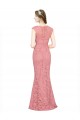 Sweetheart Mermaid Long Lace Bridesmaid Dress / Prom Dress with Wide Straps Geelong