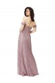 Sweetheart Chantilly Lace Bridesmaid Dress with Off the Shoulder Sleeves Geelong