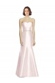 Shop Long Sweetheart Satin Bridesmaid Dress with Slim Beaded Sash Geelong