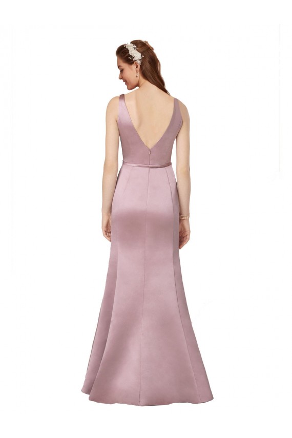 Shop Sexy Formal Satin Bridesmaid Dress / Prom Dress with Side Cutouts Geelong