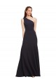 Fit and Flare Formal Crepe Bridesmaid Dress / Prom Dress with One Shoulder Geelong