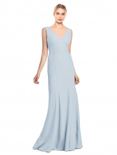 Shop Sleeveless Seamed Bodice Trumpet Bridesmaid Dress / Prom Dress Geelong