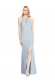 Shop Full Length Sleeveless Halter Bridesmaid Dress / Prom Dress with Keyhole Back Geelong