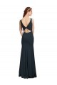 Shop Sleeveless Bateau Neckline Crepe Bridesmaid Dress / Prom Dress with Twist Back Geelong