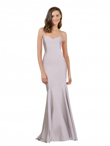 Shop Crepe Mermaid Bridesmaid Dress / Prom Dress with Low Back Geelong