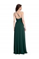 Shop A-Line Slim One Shoulder Formal Crepe Bridesmaid Dress / Prom Dress with Asymmetrical Straps and Side Slit Geelong