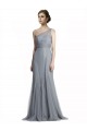 One Shoulder Tulle Fit and Flare Bridesmaid Dress Geelong