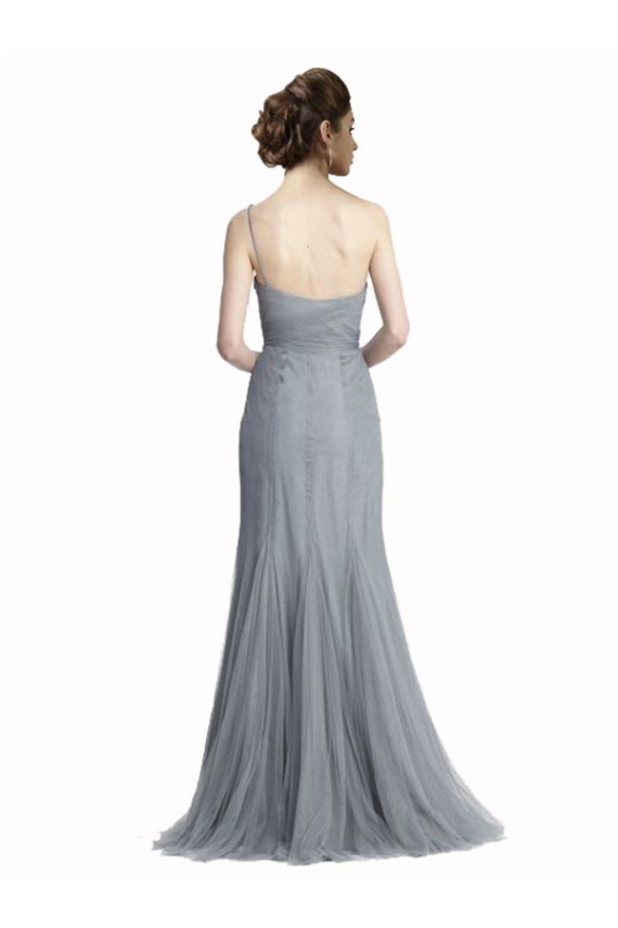 One Shoulder Tulle Fit and Flare Bridesmaid Dress Geelong