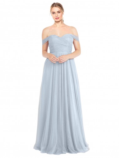 Shop Sweetheart Neckline Off the Shoulder Tulle Bridesmaid Dress Geelong
