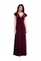 Shop Flutter Sleeve Velvet Maxi Bridesmaid Dress / Prom Dress with Pockets Geelong