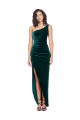 Shop One Shoulder Velvet Front Wrap Bridesmaid Dress / Prom Dress  Geelong