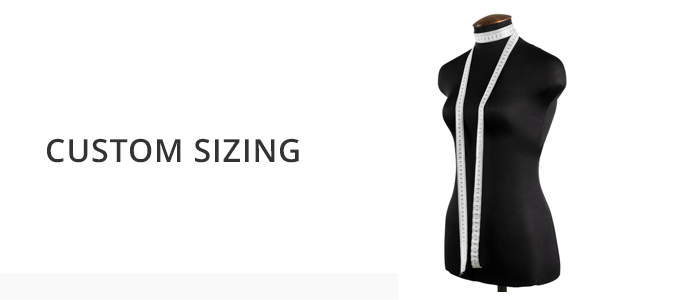 Custom Sizing | Wedding Shops Geelong